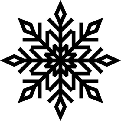 Snowflake Illustration, Snowflakes Svg, Snowflake Silhouette, Snowflake Clipart, Laser Cut Christmas, Christmas Windows, Christmas Money, Clipart Black And White, Simple Illustration