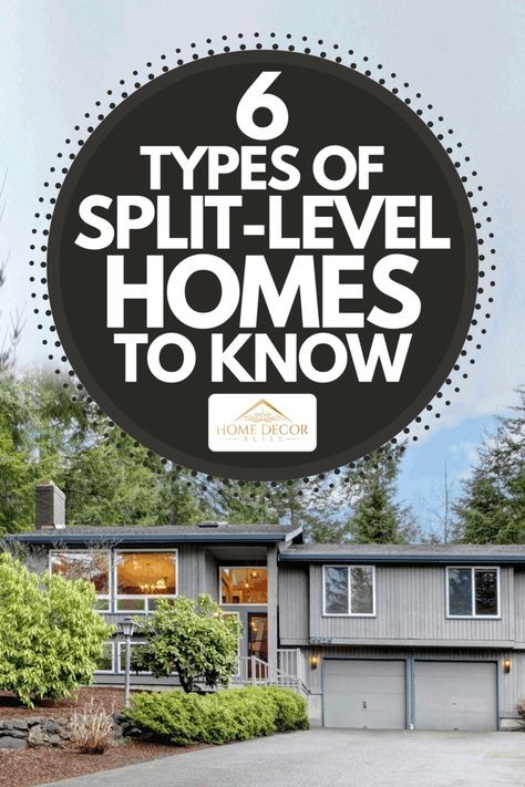 6 Types Of Split-Level Homes To Know Split Foyer Remodel Exterior, Split Level House Remodels, Tri Level Remodel, Split Level Homes, Split Level House Design, Split Foyer Remodel, Split Level Entry, Split Level Home Designs, Split Level House Exterior