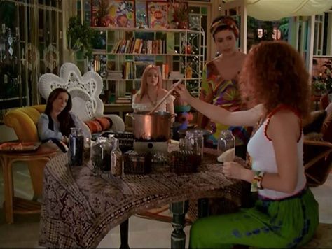 1998 Aesthetic, Whimsigothic Bedroom, Potion Brewing, Charmed 1998, Weird Sisters, Charmed Tv Show, Witch Series, Charmed Tv, Teen Witch