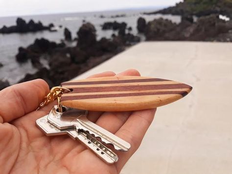 surfboard keychain, wood craft, handmade, surf, summer, cool gift, ocean, surfing, waves, original, design Surfboard Keychain, Wood Surfboard, Dry Red Wine, Surfer Style, Perfect Gift For Him, Gifts For Men, Handmade Crafts, Cool Gifts, Surfboard