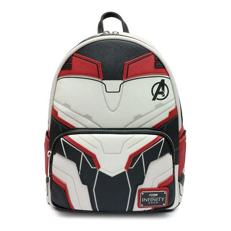 Printed Backpack. Exterior side pockets. - Material: Polyester / PU Leather- Size: 32 x 26 x 16 cm   International Customers are liable for local handling and customs imports. Refusal to pay import fees will make you liable for return shipping and re-stocking fees. Lounge Fly, Marvel Backpack, Avengers Team, Infinity Saga, Marvel Infinity, Marvel Clothes, Marvel Merchandise, Loungefly Bag, Disney Bag