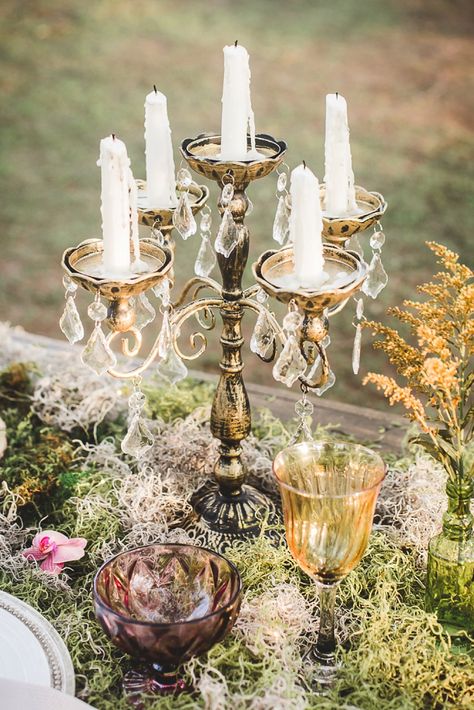 Fairytale Wedding Theme Table Decor, Fairytale Core Wedding, Fantasy Wedding Ideas Fairytale, Forest Core Wedding, Whimsical Astethic, Fall Fairytale Wedding, Fae Wedding Theme, Forest Wedding Fairytale, Fairytale Decorations