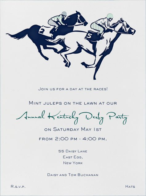 ....  "Race Horses - Pacific Mint and Navy" Invitation, Paperless Post Racing Invitation, Kentucky Derby Invitations, Derby Invitations, Race Night, Derby Attire, Free Horses, Kentucky Derby Party, L'artisan Parfumeur, Race Horses