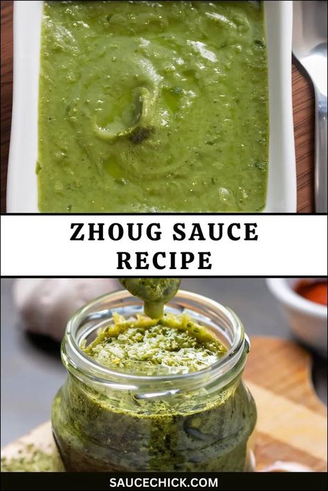 Zhoug Sauce Recipe Zhoug Sauce, Middle Eastern Cuisine, Garlic Dip, Sandwich Spread, Diy Recipe, Eastern Cuisine, Aromatic Herbs, Creamy Garlic, Sunday Dinner