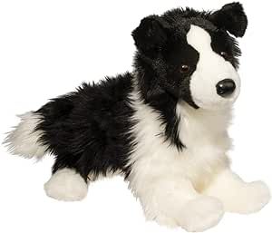 Douglas Chase Border Collie Dog Plush Stuffed Animal Collie Breeds, Black And White Coat, Dog Stuffed Animal, Border Collie Dog, Collie Dog, Cute Stuffed Animals, White Coat, Plush Dog, Cute Plush