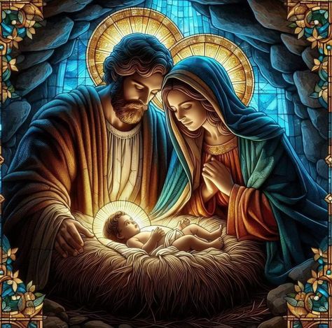 Holy Family Wallpaper, Nativity Scene Pictures, Jesus Smiling, Jesus Background, Jesus And Mary, Jesus Mary And Joseph, Pictures Of Christ, Jesus Christ Artwork, Religious Pictures