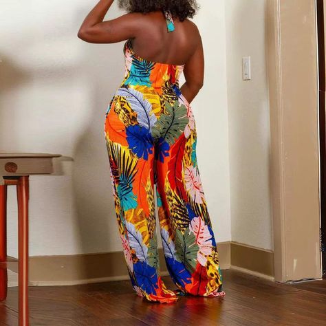 New product: Women's Leaf Printed V-neck Jumpsuit 👉🏽👉🏽 https://nuel.ink/IPveOn Revamp Your Summer Style!** 🌞 20% OFF + FREE shipping on our 2024 collection. Be the envy of every beach! Shop Now! #FashionFinds #SunnyDeal #StylishSplash #SummerEssentials #FashionSale #SummerVibes #ShopNow #SummerEssentials Ankara Jumpsuit, Jumpsuit For Women, Beach Shop, American People, Bra And Panty Sets, Fashion Sale, Evening Dresses Long, 2024 Collection, Summer Essentials