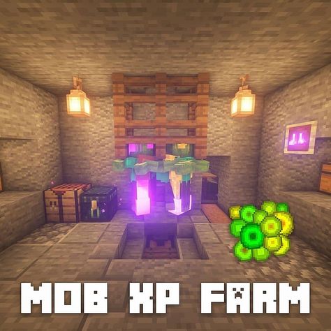 63 Likes, 1 Comments - Minecraft Guide (@mcraftguide) on Instagram: “[Mob XP Farm] :- Which Is Your Favourite Spawner And Why ? . If you want to See more Awesome…” Minecraft Spawner Xp Farm, Minecraft Xp Farm, Farm Room, Minecraft Things, Minecraft Farm, Melty Bead Patterns, Minecraft Inspiration, Minecraft Mobs, Cool Minecraft Houses