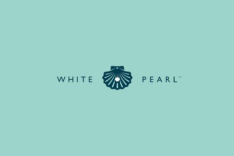 White Pearl Resorts on Behance Pearl Logo Design, Pearl Branding, Shell With Pearl, Logo Design Women, Spa Logo Design, Sea Logo, Pearl Logo, Resort Logo, Boutique Resort