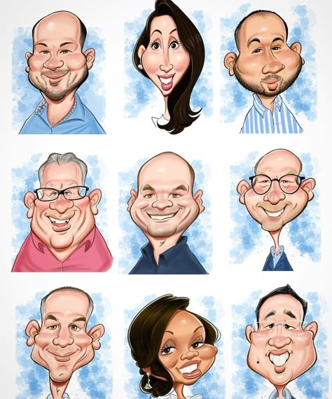 Characatures People, Cartoon Drawings Of People Sketches, Cartoon Sketches Character Design, Drawings Of People Sketches, Character Design Comic, Caricature Examples, People Sketches, رسم كاريكاتير, Cartoon Drawings Of People