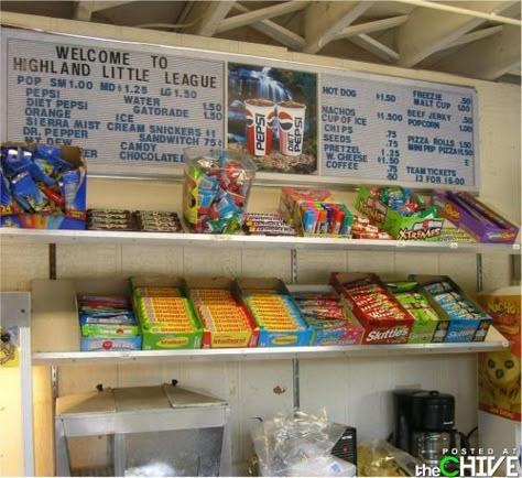 Concession Stand Display Ideas, Concession Stand Organization Ideas, Sports Concession Stand Ideas, Concessions Stand Ideas, Baseball Concession Stand Ideas, Diy Concession Stand Display Candy Bars, Baseball Concession Stand Food, Concession Stand Organization, Sports Concession Stand