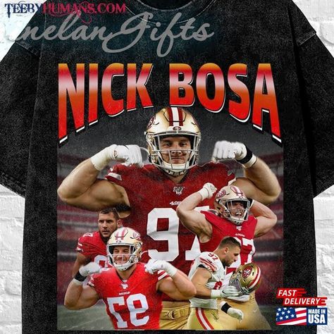 Nick Bosa Vintage Wash T-Shirt Hoodie Classic Check more at https://teebyhumans.com/product/nick-bosa-vintage-wash-t-shirt-hoodie-classic/ Nick Bosa Shirt, Nick Bosa, Hoodie Shirt, T Shirt, Quick Saves