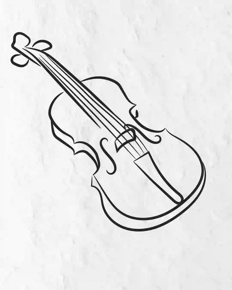 Hey kids did you like this How to Draw Violin in 10 easy steps Practice it and you will see your drawing is improving in every attempt, also share your view in the comment box, and don’t forget to share this art with your friends on Social Media so they can also enjoy it. For more such drawings and stories keep visiting Storiespub.com. Drawing Ideas Violin, Simple Violin Drawing, How To Draw A Violin, Violin Painting Easy, Violin Drawing Sketches, Violin Drawing Easy, Violin Doodle, Draw Violin, Violin Outline