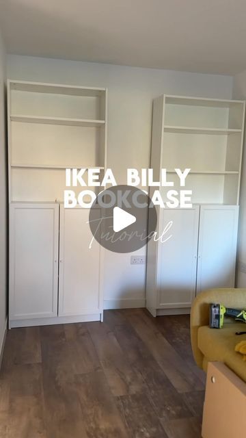 Bin Primer, Ikea Hack Living Room, Bookcase Hack, Billy Ikea, Ikea Built In, Billy Bookcases, Billy Bookcase Hack, Ikea Billy Bookcase Hack, Ikea Bookcase