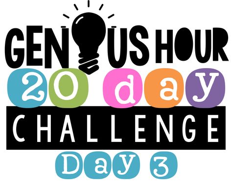 Genius Hour Middle School, Genius Hour Elementary, Genius Hour Ideas, Project Based Learning Kindergarten, Genius Hour Projects, Project Based Learning Elementary, 20 Day Challenge, Gifted Classroom, Inquiry Learning