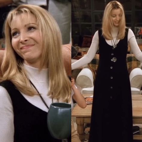 Phoebe Buffe Outfits, Phoebe Season 1 Outfits, Pheobe Buffet Outfit, Phoebe Buffet Inspired Outfits, Phoebe Buffay Dress, Pheobe Buffay Inspired Outfits, Pheobe Buffet Outfits, Pheobe Buffet Aesthetic, Phebeo Buffay Style