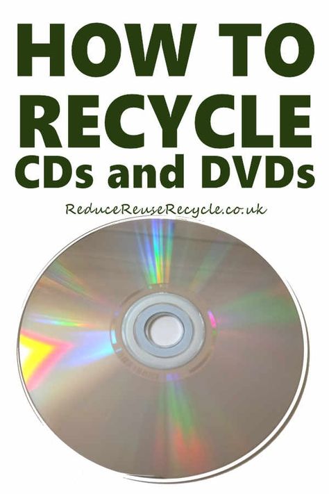 How To Recycle CDs, DVDs and Blu-rays Diy Old Cds Ideas, Cd Crafts Diy, Old Cd Crafts, Recycled Cds, Old Cd, How To Recycle, Old Cds, Cd Crafts, Plastic Plant Pots