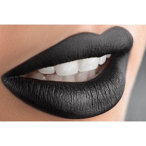 Black Midinight Black Matte Liquid Lipstick Lipstain ❤ liked on Polyvore featuring beauty products, makeup, lip makeup, lipstick, travel bag, long wear lipstick, cosmetic bags, travel kit and make up bag Black Liquid Lipstick, Piercing Girl, Black Matte Lipstick, Lips Black, Waterproof Lipstick, Lipstick Art, Black Lipstick, Long Wear Lipstick, Black Lips