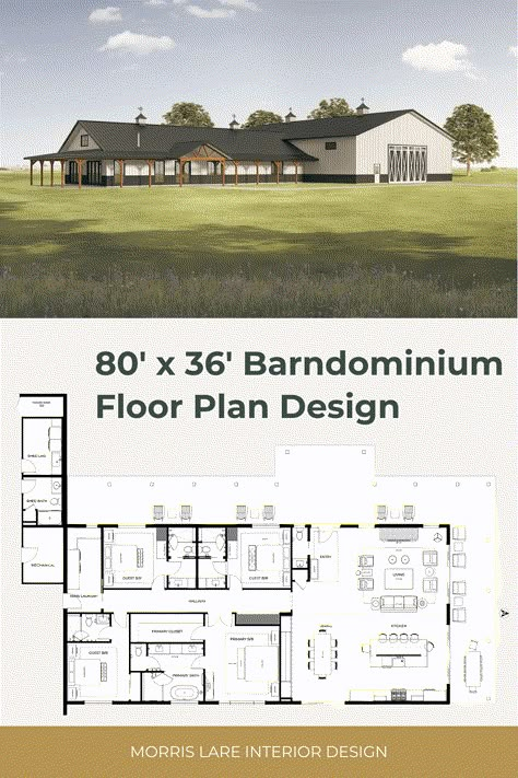 Join us as we delve into the creative process of designing a barndominium, from initial floor plans to our exterior and interior design concepts. We're dreaming up the ultimate retreat in the Iowa countryside with a mix of rustic and modern elements. Morton Building Homes, Building A Barndominium, Great Room Layout, Building A New House, Barndominium Interior, Morton Building, Family Compound, Custom Home Building, Exterior Rendering