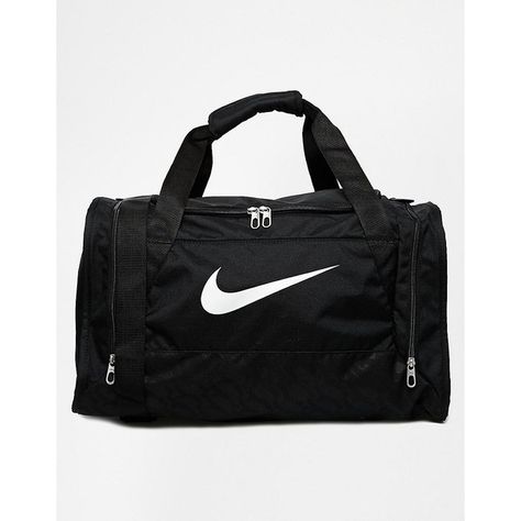 Nike Small Duffle Bag BA4831-001 ($28) ❤ liked on Polyvore featuring men's fashion, men's bags, black and mens duffel bags Nike Duffle Bag, Mochila Nike, Small Duffle Bag, Nike Set, Sport Nike, Nike Bags, Sports Bra And Leggings, Sweatsuit Set, Sport Bag