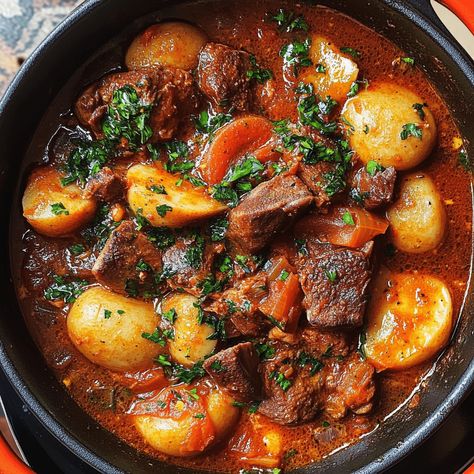 Hearty Lamb Stew Recipe - Affordable Ingredients Lamb Stew Crockpot, Rabbit Stew Recipe, Stew Crockpot, Lamb Stew Recipes, Slow Cooker Dinners, Lamb Stew, Dutch Oven Cooking, Dutch Oven Recipes, Slow Cooker Dinner