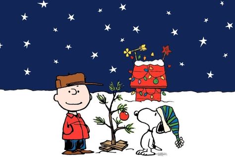 Cartoon, Illustration, Christmas eve, Fictional character, Christmas, Art, Peanuts Wallpaper, A Charlie Brown Christmas, Charlie Brown Tree, Christmas Desktop Wallpaper, Charlie Brown Christmas Tree, Woodstock Snoopy, Christmas Desktop, Best Christmas Movies, Charlie Brown Snoopy