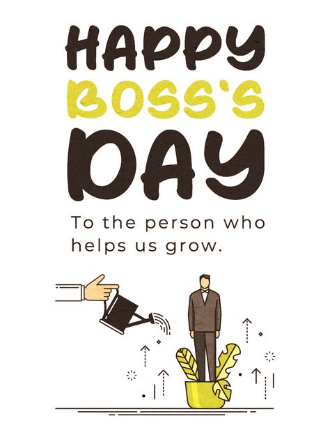 Boss Day Greetings, Happy Boss's Day Quotes Inspirational, Boss Day Cards, Happy Boss Day, Corporate Invitation Design, Bosses Day Cards, National Bosses Day, Happy Boss, Happy Boss's Day