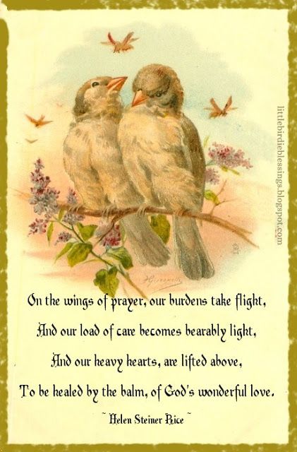 Little Birdie Blessings Helen Steiner Rice Poems, Helen Steiner Rice, Vintage Bible, Inspirational Poems, A Course In Miracles, Heavy Heart, Scripture Cards, Bible Scripture, Scripture Art