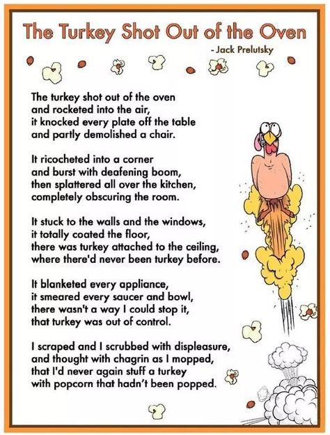 Turkey Poem, Funny Rhymes, Fun Poems, Thanksgiving Posts, Funny Poems For Kids, Thanksgiving Poems, Simple Poems, Arabic Tattoo Quotes For Women, Funny Poems