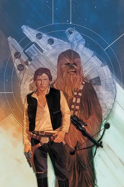 Star Wars #35 Variant Chewbacca Art, Han Solo And Chewbacca, Phil Noto, Star Wars Painting, Star Wars Drawings, Sith Lord, Star Wars Tattoo, Digital Museum, Star Wars Comics