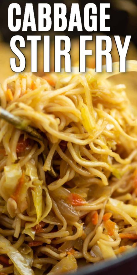 Homemade Stir Fry Sauce, Stir Fry Sauce Recipe, Homemade Stir Fry, Easy Stir Fry Recipes, Cabbage Stir Fry, Ramen Noodle Recipes, Stir Fry Recipe, Fried Cabbage, Easy Chinese Recipes