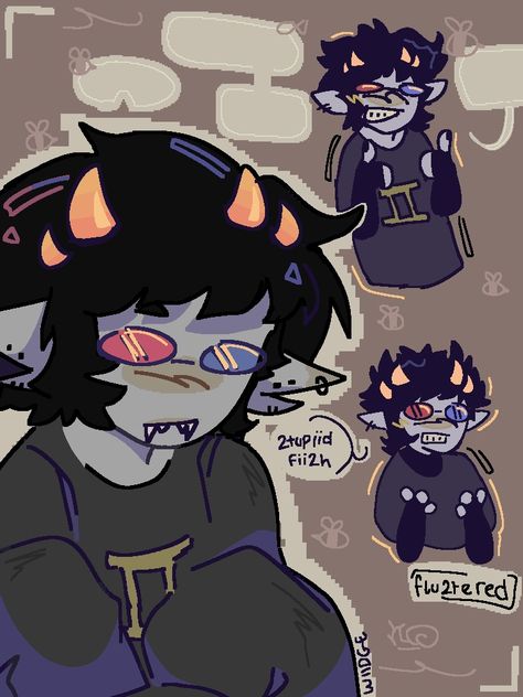 Sollux X Aradia, Sollux Fanart, Sollux Pfp, Sollux X Eridan, Sollux Captor Fanart, Homestuck Sollux, Sollux Captor, Bro Strider, More Fanart