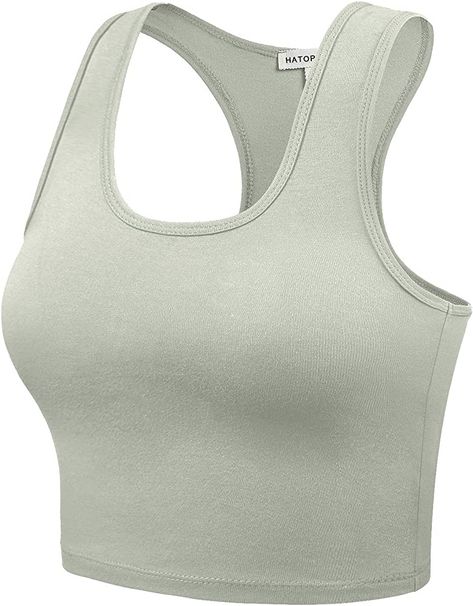 Women's Premium Cotton Racerback Lingerie Camisole Tank Basic Crop Tops LSAG M at Amazon Women’s Clothing store Beach Crop Top, Basic Crop Tops, 2023 Wishlist, Beach Crop Tops, Staple Tops, Tank Crop Top, Cotton Camisole, Comfy Dresses, Tank Top Camisole