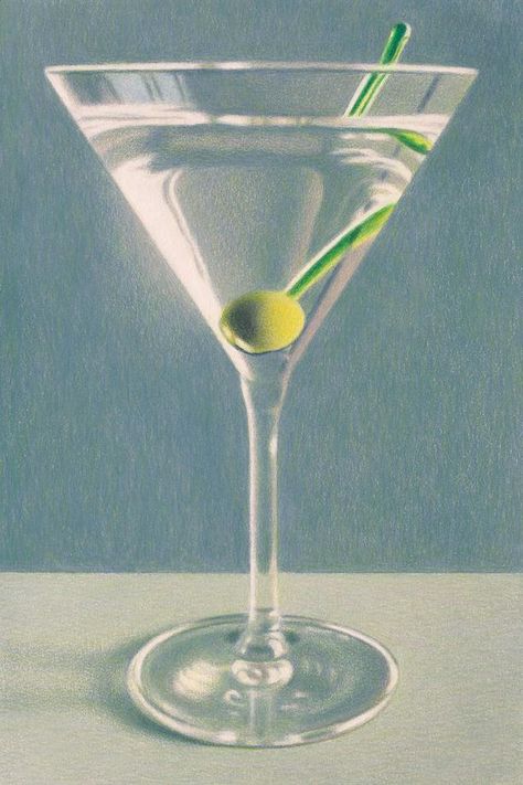 Dry Martini by Ronald Bowen Martini Glass Photography, Martini Aesthetic, Vintage Martini, Dry Martini, Glass Photography, Cool Backgrounds Wallpapers, Collage Poster, Jambalaya, Emoji Wallpaper