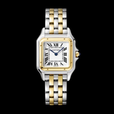 Gold Cartier Watch, Cartier Panthere Watch, Rose Gold Cartier, Panthere Watch, Cartier Panthere, Cartier Santos, Sienna Miller, Pendant Watches, Cartier Watch