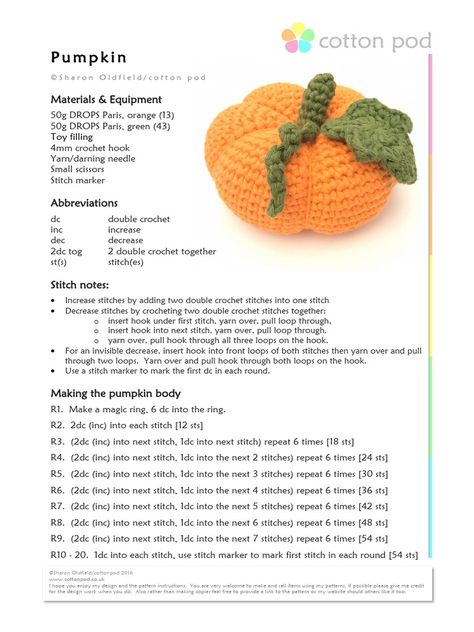 How To Crochet A Pumpkin Stem, Crochet Pumpkin Leaf Free Pattern, Crochet Pumpkin Leaf, How To Crochet A Pumpkin, How To Crochet A Leaf, Crochet Pumpkin Stem, Pumpkin Leaf Pattern, Amigurumi Thanksgiving, Crochet Pumpkin Patterns