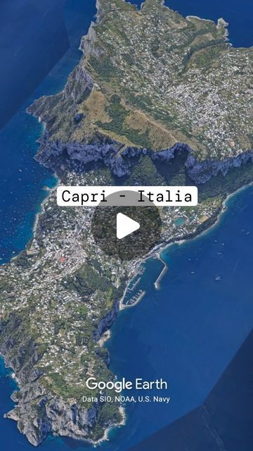 El mundo en 3D on Instagram: "Un Viaje por Capri, Italia
#capri #italia #capriisland #googleearth #montesolaro #italy🇮🇹" Capri Italia, Capri Island, Capri Italy, Google Earth, April 26, Capri, Italy, On Instagram, Instagram