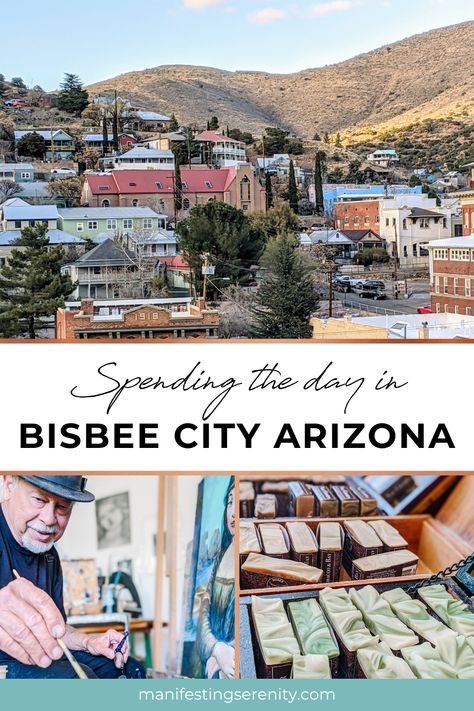 Experience the charm and character of Bisbee City, Arizona! Discover the perfect day itinerary for exploring this historic and vibrant town. From its unique architecture to its rich history, follow my guide to make the most of your day in Bisbee. Get ready for an unforgettable adventure! #BisbeeCityArizona #BisbeeArizonathingstodo #Bisbeearizonarestaurants #Arizonatravel #travelguide Things To Do In Gilbert Arizona, Most Instagrammable Places In Arizona, Globe Arizona, Bisbee Arizona Restaurants, Arizona Day Trips, Hopi Reservation Arizona, Bisbee Arizona, Southwest Usa, Arizona Travel