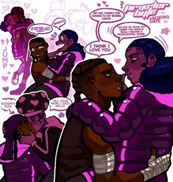 Prowler X Byte, Miles X Byte, Spiderverse Prowler Miles, Miles 42 X Spider Byte, Spider Byte Comic, Miles Morales X Margo, Undercut Afro Natural Hair, Spider Byte Spiderverse Fanart, Spider Byte X Miles 42