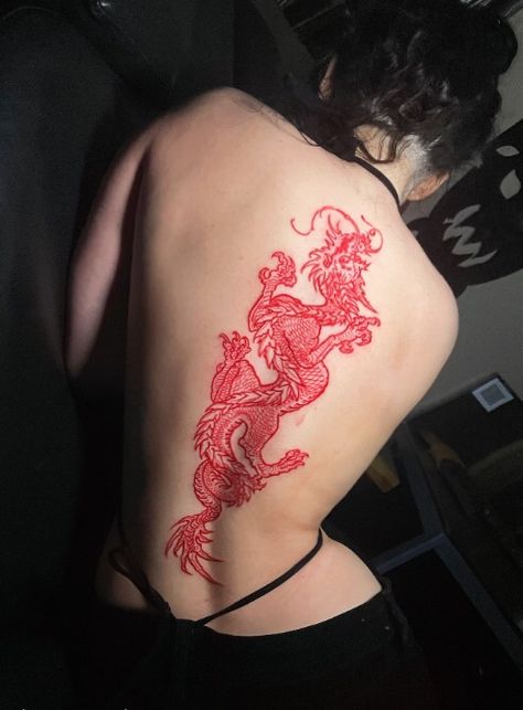 Dragon Tattoo Meaning, Maching Tattoos, Red Dragon Tattoo, Dragon Tattoos For Men, The Red Dragon, Tattoo Dragon, Red Tattoo, Dragon Tattoo For Women, Tasteful Tattoos