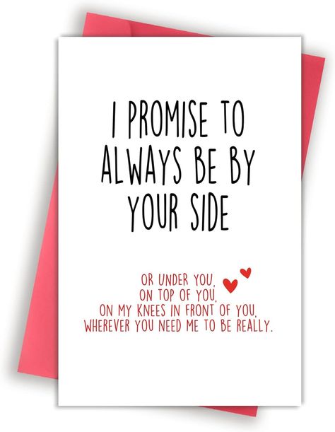 Naughty Anniversary Birthday Card for Boyfriend Husband Fiance Girlfriend Wife Fiancee Valentine Cards For Boyfriend, Love Cards For Him, Valentines Card For Husband, Creative Birthday Cards, Card For Boyfriend, Funniest Valentines Cards, Funny Valentines Day, Mens Valentines Gifts, Husband Birthday Card