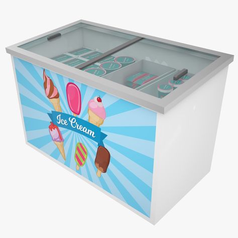 Gelato Display, Glass Canopy, Ice Cream Freezer, Sneeze Guard, Water System, Restaurant Equipment, Freezers, Water Systems, Support Team