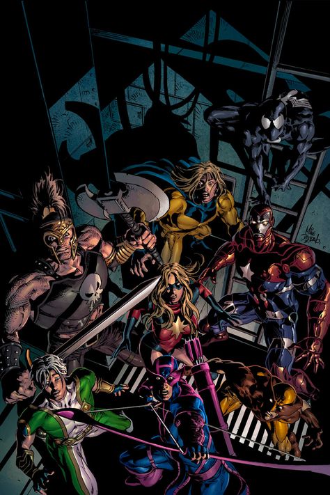 Vingadores Sombrios Molecule Man, Dark Avengers, West Coast Avengers, Mike Deodato, Arte Dc Comics, New Avengers, Marvel Comic Character, Ms Marvel, Marvel Comics Art