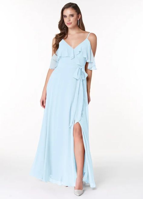 Blue Bridesmaid Dresses | Azazie Canada Sky Blue Bridesmaid Dresses, Lavender Bridesmaid, Lavender Bridesmaid Dresses, Azazie Dresses, Dusty Blue Bridesmaid Dresses, Blue Bridesmaid Dress, Azazie Bridesmaid Dresses, Long Bridesmaid Dress, Blue Bridesmaid Dresses