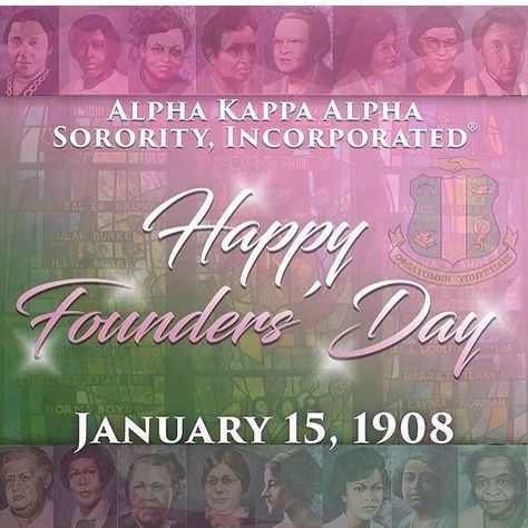 Sorority Founders Day, Alpha Kappa Alpha Founders, Alpha Kappa Alpha Shirt, Aka Founders, Kappa Sorority, Happy Founders Day, Aka Sorority Gifts, Kappa Alpha Psi Fraternity, Aka Sorority