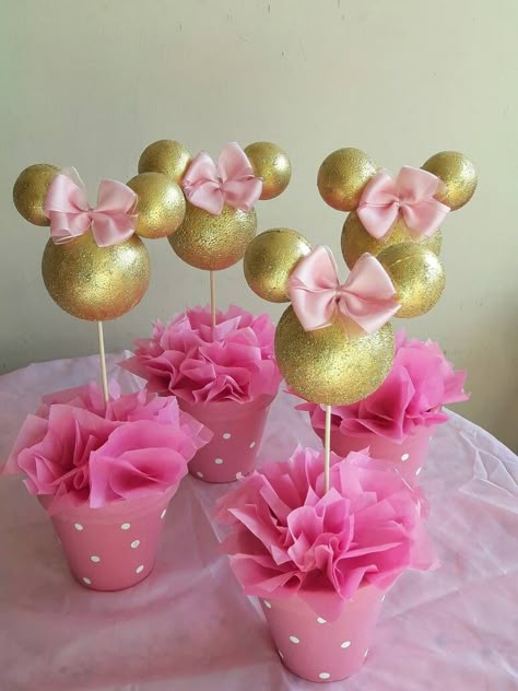 Minnie Baby Shower, Minnie Mouse Birthday Theme, Baby Shower Girl Diy, Minnie Mouse Party Decorations, Minnie Mouse Theme Party, Minnie Mouse Birthday Party Decorations, Minnie Mouse First Birthday, Minnie Mouse Birthday Decorations, Idee Babyshower