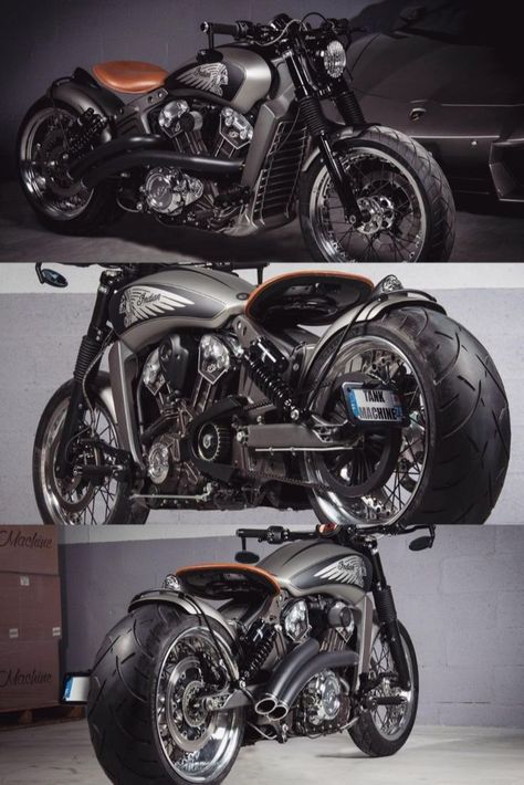 Indian Scout 240 “Skull” by Tank Machine Custom Indian Motorcycles, Indian Scout Custom, Indian Bobber, Indian Bike, Indian Scout Bobber, Indian Motorbike, Indian Motors, Indian Motorcycle Scout, Scout Bobber