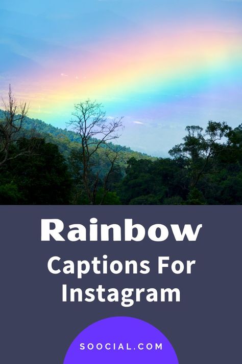 Rainbow Instagram Captions, Captions For Rainbow Pictures, Rainbow Captions Instagram Story, Rainbow Quotes Instagram, Rainbow Aesthetic Quotes, Rainbow Captions, British Quotes, Rainbow Story, Instagram Post Captions