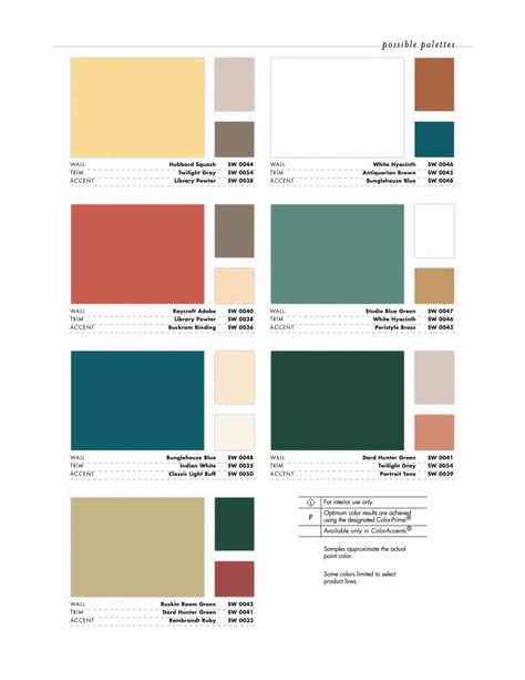 Historic Paint Colors Pt. 1 - CoMo Bungalow 1920 Bungalow Exterior Paint Colors, 1920 Craftsman Bungalow Exterior Colors, 1930s Paint Colors, Historic Paint Colours Exterior, Historic Color Palette, 1930s Catalog, Craftsman Paint Colors, Craftsman Color Palette, 1920 Craftsman Bungalow