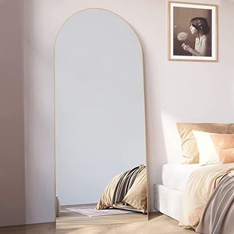 Large Bedroom Mirror, Arched Full Length Mirror, Arched Floor Mirror, Full Length Mirror Stand, Mirror For Bedroom, Mirror Floor, Floor Length Mirror, Full Length Floor Mirror, Wooden Mirror Frame